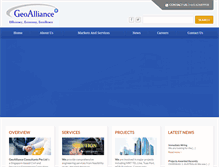 Tablet Screenshot of geoalliance.com.sg